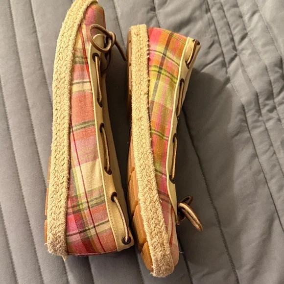 Sperry Multicolor boat Plaid Flats - Picture 8 of 8